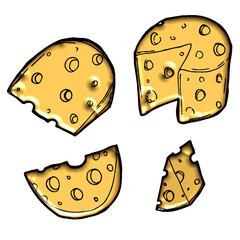 set of cheese