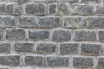 Dirty cracked grunge brick wall texture grey