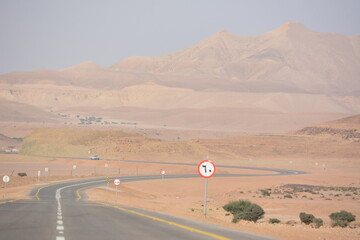road to the desert