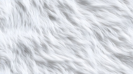 White fluffy furry texture background in high resolution. Ideal for mockups, textiles, soft product presentations or minimalistic design.