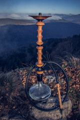 Obraz premium Hookah in the mountain