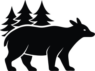 rewilding icon vector silhouette on transparent background