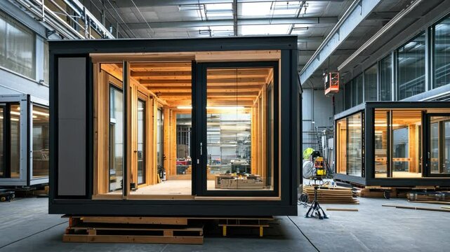 Modular Tiny House Factory Production