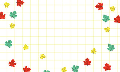 autumn background with leaves
