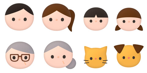 家族の顔アイコン