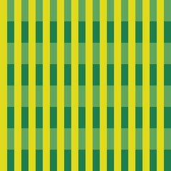 Pattern created from neon acid green stripes and green rectangles