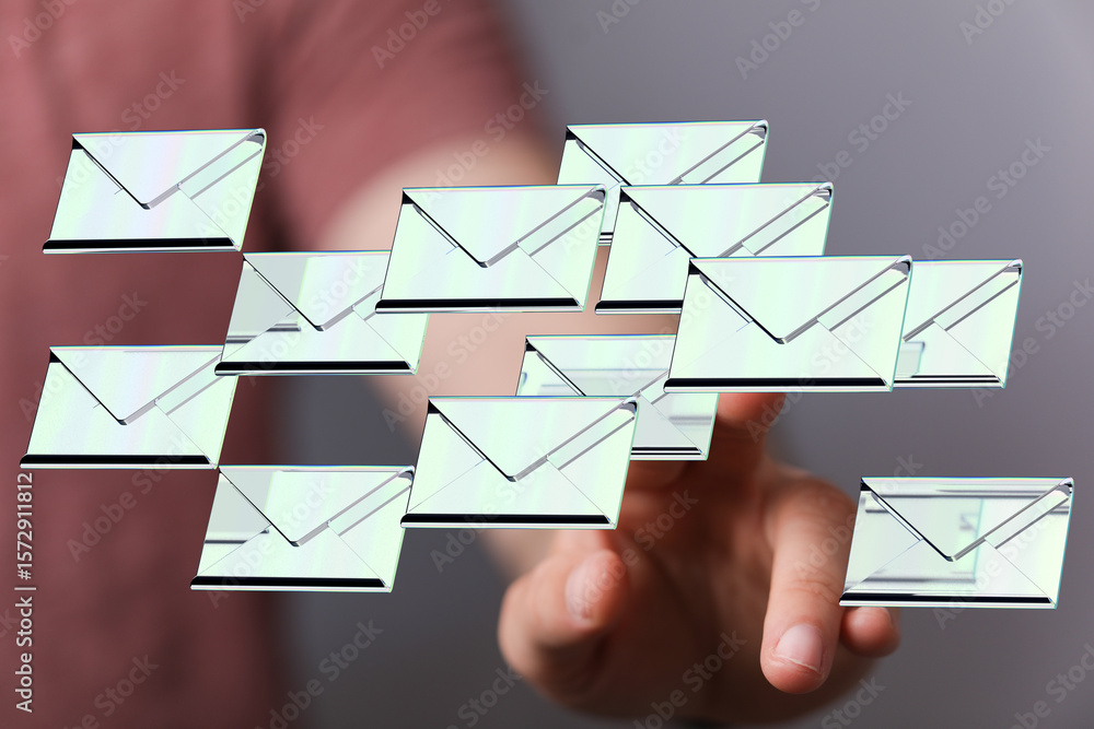 Poster efficient email management. tips and strategies for handling a high volume of emails.