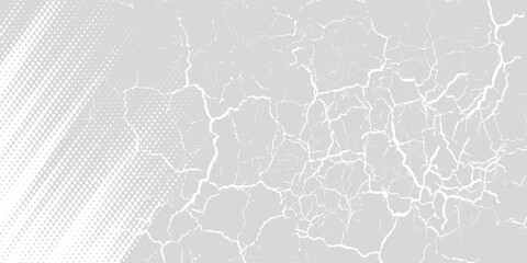 Gradient grunge texture background in gray and white with halftone dots. Pop art comic sports style vector illustration of dots. Modern background.