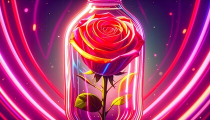 abstract background with hearts