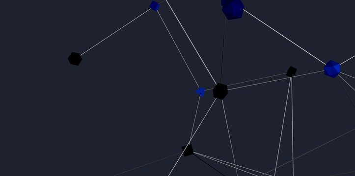 Modern abstract background with network nodes. Ideal for tech, data, and connection concepts.