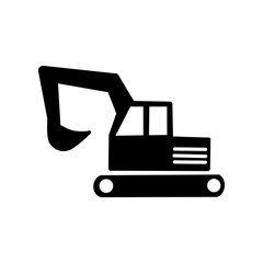 Excavator Icon／油圧ショベル・パワーショベルのアイコン

