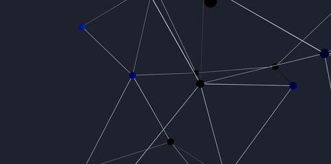 Modern abstract background with connected dots and lines. Perfect for technology, network, and connection concepts.