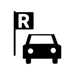 Rental Car Icon／レンタカーのアイコン