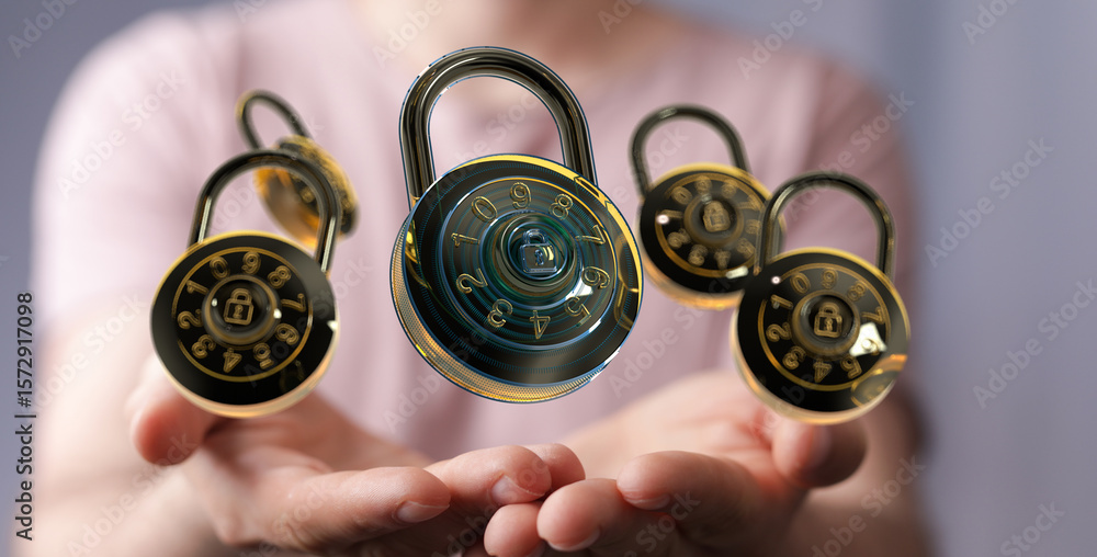 Poster safeguarding information is key. explore advanced digital security and combination lock systems for 