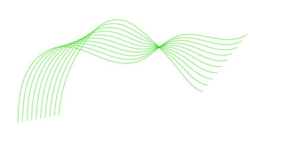 Abstract colorful wave element for design. Digital frequency track equalizer. Stylized line art background