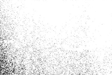 Abstract noise. Small particles of debris and dust. Distressed uneven background. Grunge texture overlay with rough and fine grains isolated on white background. illustration.