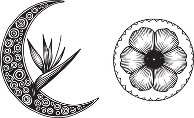 Mystical Witchy Celestial Vector Pack