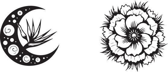 Mystical Witchy Celestial Vector Pack