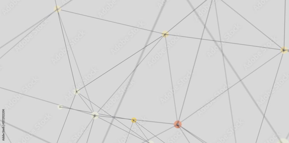 Poster abstract background image featuring a network of connected lines and nodes. ideal for technology, co