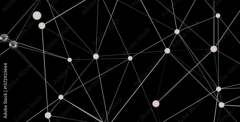 Poster modern abstract background image of a network connection. ideal for technology, data, and connectivi