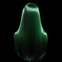 straight remy dyed green color human hair weaves extensions lace bob wigs