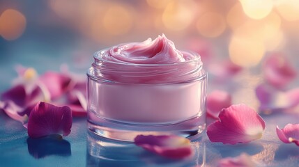 pink rose petals