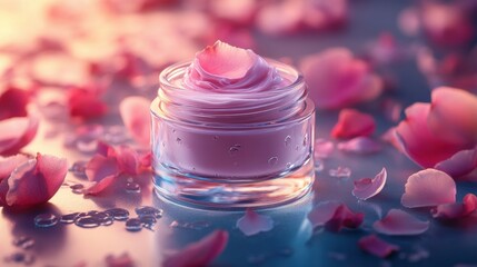 cream pink with beauty spa