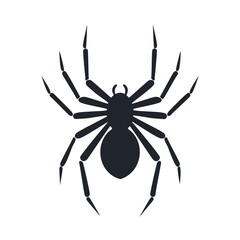 Black spider silhouette