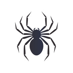 Black spider silhouette