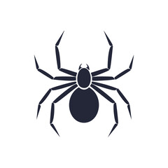 Dark spider silhouette