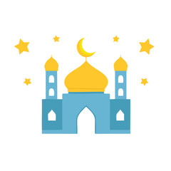 Mosque stars crescent