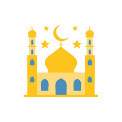 Mosque Stars Crescent