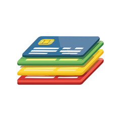 Stacked Credit Cards