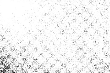 Abstract noise. Small particles of debris and dust. Distressed uneven background. Grunge texture overlay with rough and fine grains isolated on white background. illustration.