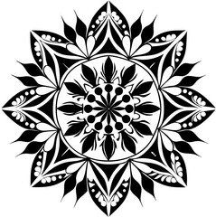 Pattern stock illustration black and white , white background