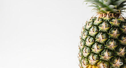 Tropical Pineapple Delight: A vibrant and fresh pineapple, bursting with tropical essence, stands as a symbol of exotic allure and the simple joys of nature's bounty.