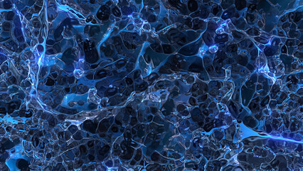 A liquid surface effect with wave and splash detail.