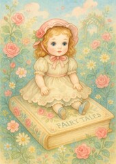 Fototapeta premium Whimsical fairy tale illustration