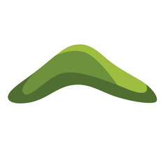 Light green soil representing the foundation of life and growth in nature.