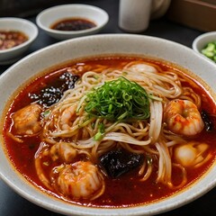 Spice Harbor: Shrimp Noodle Symphony

