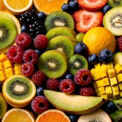 Orchard Medley: Vibrant Fruits on Display