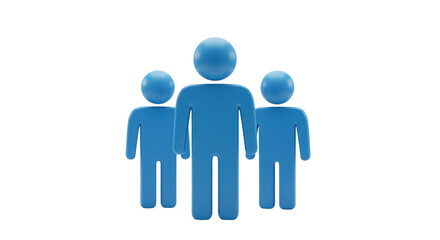 Conceptual illustration of team collaboration and partnership isolated PNG with Transparent Background