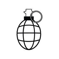 hand grenade vector