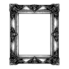 Antique Frame: Intricate details adorn this antique frame, evoking a sense of history and sophistication. Its elegant design and classic aesthetic offer a timeless appeal.