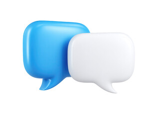 3d speech bubble icon.