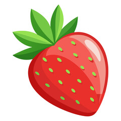 Obraz premium strawberry vector illustration
