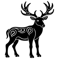 Fototapeta premium deer vector illustration