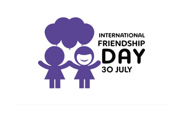 International Friendship Day: A heart-warming and visually striking design for International Friendship Day, a celebratory visual that beautifully encapsulates the essence of companionship, unity.