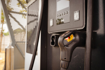 Electric car charge station zero emission power