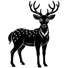 Obraz premium deer vector illustration